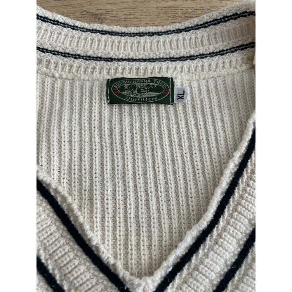 Sport Of Kings Susquehanna Trail Outfitters V-Neck Sweater XL - Picture 5 of 7